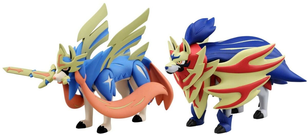 Pokemon ZACIAN & ZAMAZENTA Figure Toy Moncolle TAKARA TOMY Japan Set of 2