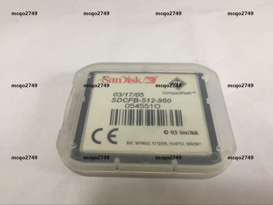 Industrial Grade Sandisk 512MB compact flash cards cf card 512MB CompactFlash I - Image 2 of 2