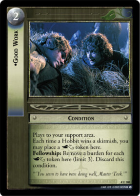 4x  Good Work - 4U305 Ungraded The Two Towers