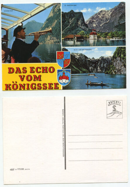 16985 - Das Echo vom Königssee - alte Ansichtskarte