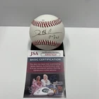 Deion Sanders Autographed Signed Baseball Yankees Braves JSA #AW67829