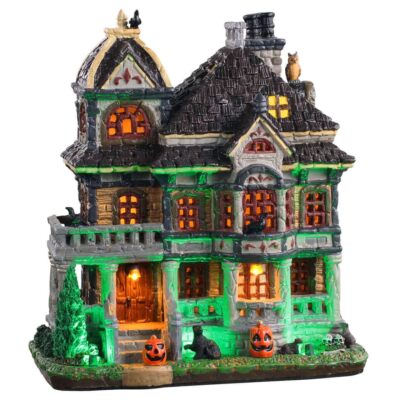Lemax Spooky Town Lighted Building Sculpture with Eerie Glow Multicolor 2020