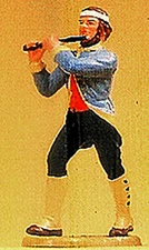 Preiser Elastolin 54203 Colonial Fifer - original painted 70mm mib