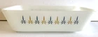 Vintage Anchor Hocking #441 1 Quart Fire King Atomic Star Casserole Dish
