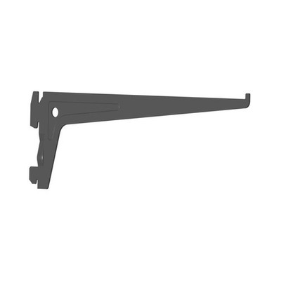 18133-00007= 2x Regal Träger Pro T 250 mm schwarz Classic 50 Element System Paar