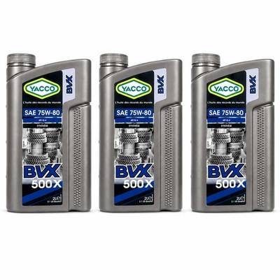6L YACCO BVX 500 X 75W80 Schaltgetriebeöl GL 4+ VW060726 MB235.10 BMW MTF LT 2 3