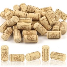 35 Pack Straight Wine Corks 8 Soft Wood Cork Stoppers 7/8" x 1 3/4" Corks For