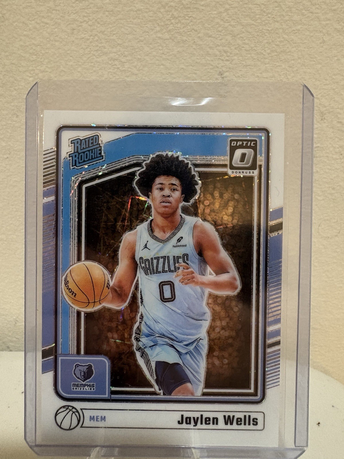 2024-25 Donruss Optic JAYLEN WELLS Rated Rookie #252 White Velocity /59 RC