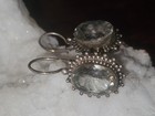 Doug Paulus Sterling Silver & ?Citrine Quartz  Leverback Earrings BOHO dP 925 — photo 9