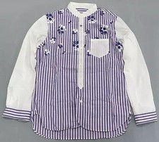 Fate Stay Night Matou Sakura Purple White Work Polo Shirt M