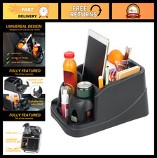Universal Big Center Console Organizer For Cars Trucks Suvs - 2 Adjustable Cup Universal Big Center Console Organizer For Cars Trucks Suvs - 2 Adjustable Cup