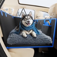Back Seat Extender for Dogs with Dog Bed Mat, Back Seat Extender for Dogs wit...