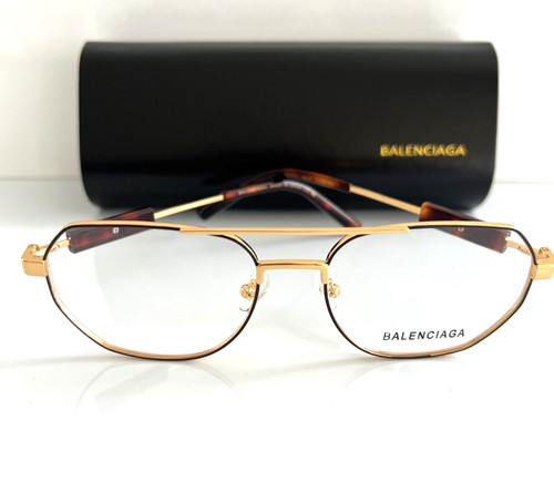 BALENCIAGA BB01170 MEN`S EYEWEAR GOLD/HAVANA