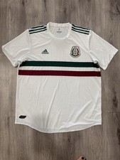 Camiseta Adidas México 2018 Mundial Visitante Blanca Climachill Hombre Talla XXL 2XL