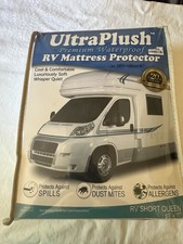 RV Short Queen Ultra Plus Premium Waterproof Mattress Protector Cover 60" x 75"