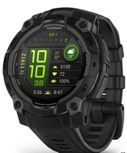 GARMIN Instinct 3 AMOLED Smartwatch 45mm Noir 010-02936-30