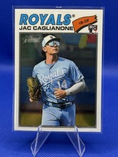 2026 Topps Heritage Jac Caglianone Chrome White RC #136 Royals