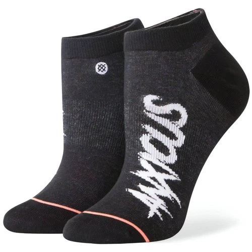 Stance Anxious Socks, Womens Ladies Seamless Arch Support Running Socks Black