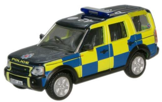 Oxford Diecast 76LRD001 Land Rover Discovery - Essex Police OO Gauge