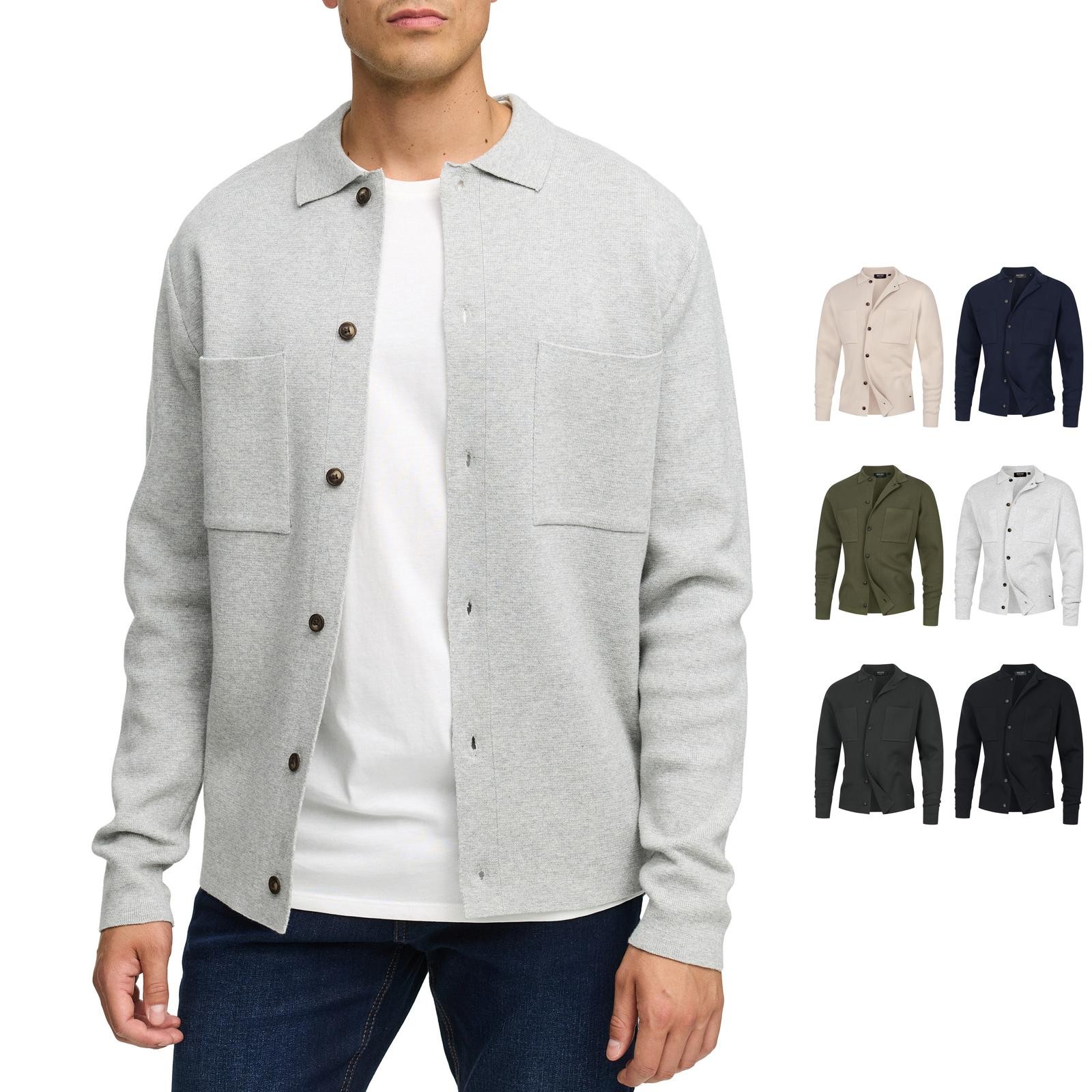 Cardigan Indicode INBellino da Uomo in Maglia Fine