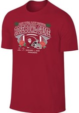 Indiana Hoosier 2026 Rose Bowl Game T Shirt Size S-5Xl