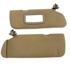 2000-2006 Chevy Silverado Sun Visors TAN Pair Passenger Driver Sides OEM Cloth