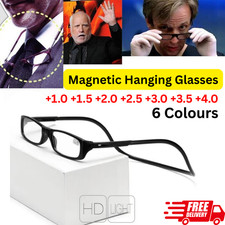 Magnetic Hanging Folding Reading Eyeglasses G...