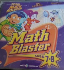 Math Blaster for Ages 7-8 Compatible with Win, Mac, Microsoft Windows PC