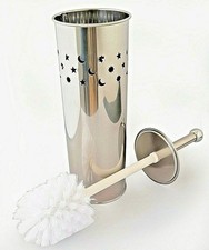 PORTASCOPINO PORTA SCOPINO SCOPETTINO SPAZZOLA BAGNO WC DA TERRA CROMATO 52666