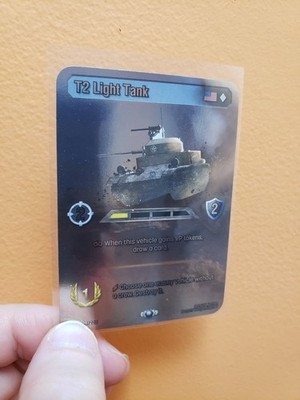 T2 Light Tank #99 PREMIUM FOIL - World of Tanks TCG - First Strike