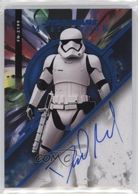 2022 Topps Star Wars Masterwork Blue Foil /99 David Acord as FN-2199 Auto z7j