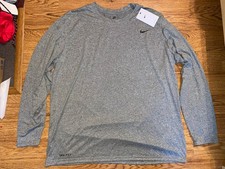 NWT Nike Men's Legend Dri-Fit Long Sleeve T-Shirt 727980-091 Size XXL