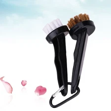 Golf Brush Metal for Cleaning Small Round Hairbrush Head Cleaner