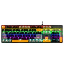 MechLands Aula S500 Wired Gaming Keyboard, 100% Full Size Mechanical Keyboard.
