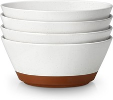 Soup Bowls Ceramic Salad Bowls Set of 4 36oz Ceramic Bowls Ramen Cereal Fruit