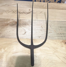 3-Tine Garden Fork Head Replacement, Antique ...