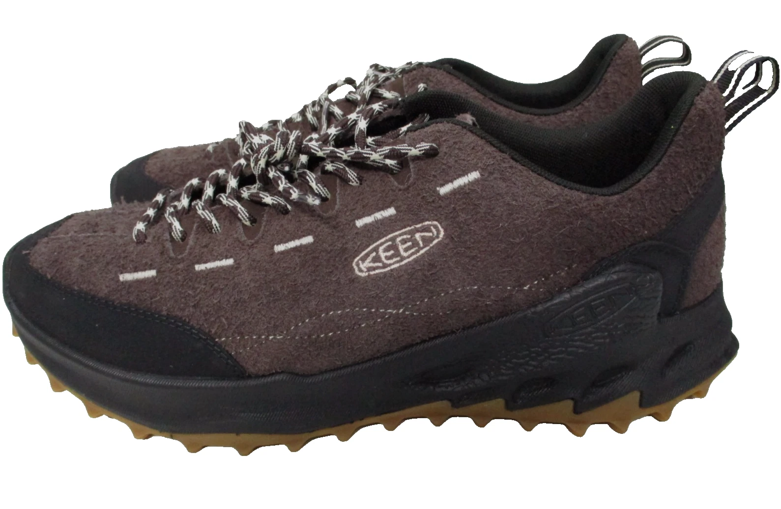 Keen Jasper Zionic Hiking Trail Shoes Java/Birch Brown Suede Mens Sz 11