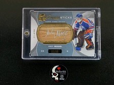 2014-15 Andy Moog /35 The Cup Scripted Sticks Auto #SS-AM Edmonton Oilers UD
