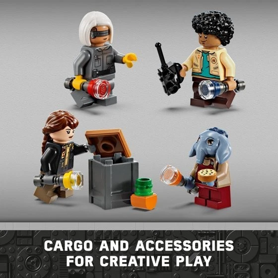 LEGO Star Wars: Skeleton Crew The Onyx Cinder Building Set, Star Wars Toy with 5 - Image 4 of 4