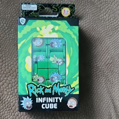 Rick and Morty Infinity Cube 2x2 Green Plastic Fidget Cube Puzzle 55602-RM