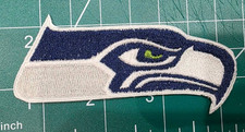 Seattle Seahawks 5" x 2.2" Iron /Sew On Embroidered Football Logo NFL