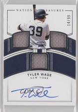 2018 National Treasures Rookie Triple Material Ink 14/99 Tyler Wade Auto 6fs