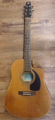 (RI4) Seagull S6 Original Dreadnought Acoustic Guitar, Solid Cedar Top w/ Case