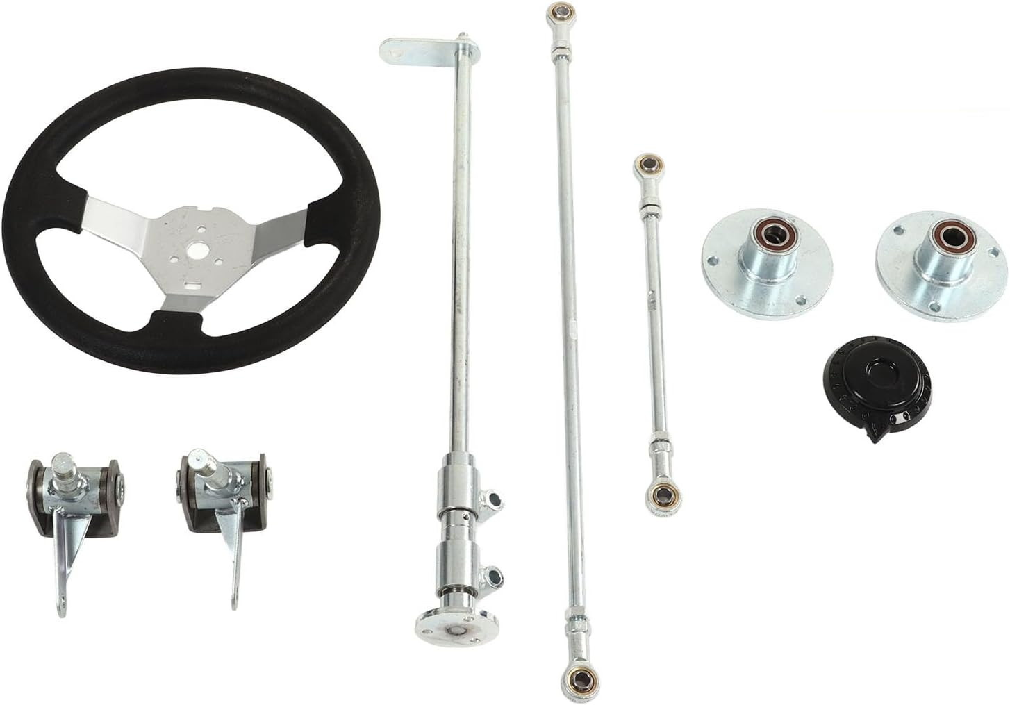 Go Kit Di Sterzo Kart, Vai a Kart Volante Con Accessori in Metallo Go Parti per