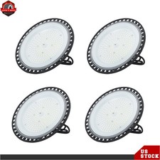 150W UFO Led High Bay Light 4Pack Factory Warehouse Commercial Shop Lights Plug