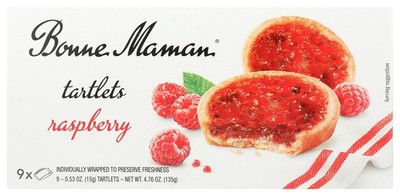 Bonne Maman Tartlets Raspberry Flavor 4.76 Oz