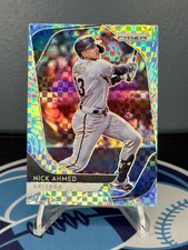 2020 Panini Prizm Power Plaid Prizm #179 Nick Ahmed - Arizona Diamondbacks /75