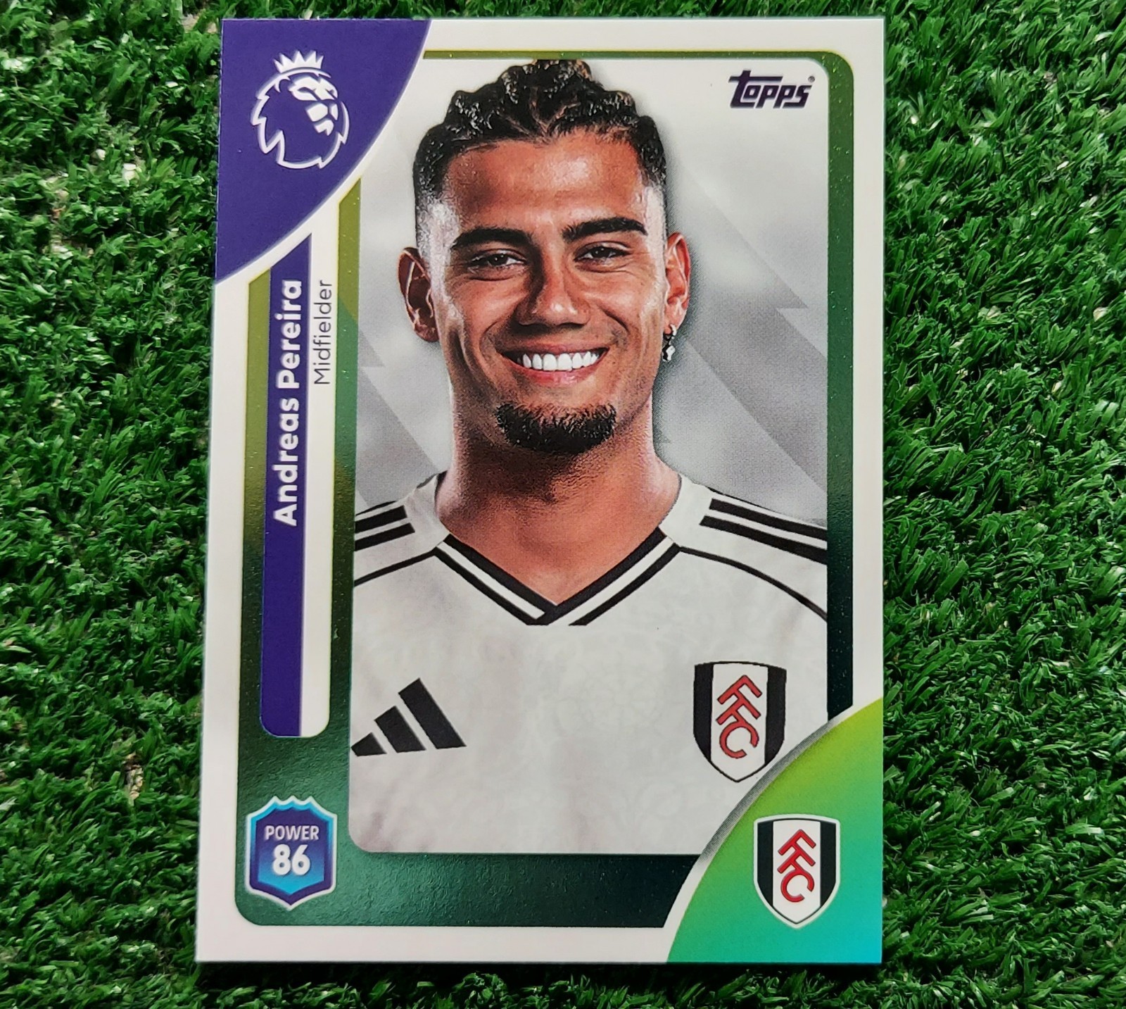 CARD TOPPS 2025/26 PREMIER LEAGUE FULHAM N°153 PEREIRA CARTA 2026 ⚽️