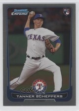 2012 Bowman Draft Chrome Refractor 24/300 Tanner Scheppers #13 0c2