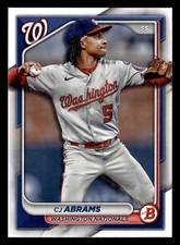CJ Abrams 2024 Bowman #26 Washington Nationals